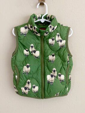 MilkBarn Valais Sheep Lightweight Down Vest • 18-24 Months